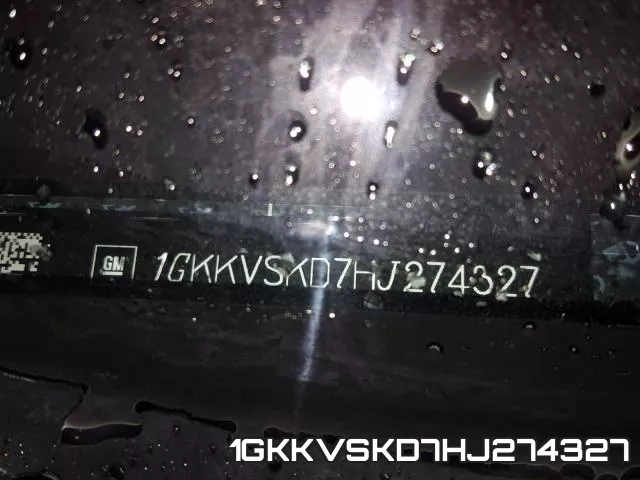 1GKKVSKD7HJ274327 фото 2
