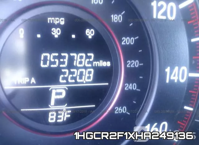 1HGCR2F1XHA249136 фото 7