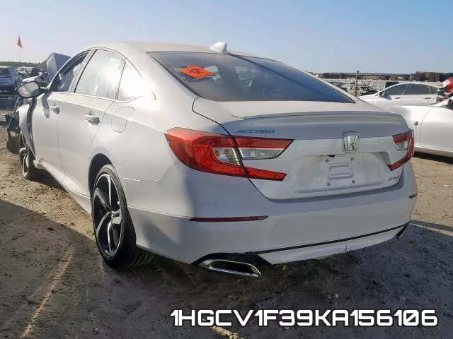 1HGCV1F39KA156106 фото 4