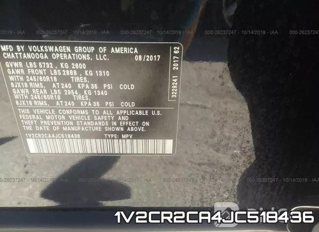 1V2CR2CA4JC518436 фото 10