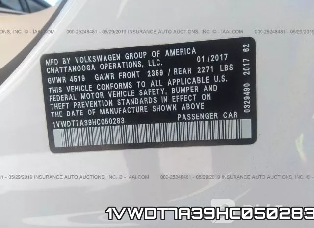 1VWDT7A39HC050283 фото 10