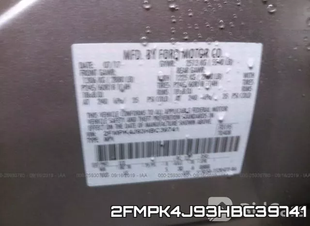 2FMPK4J93HBC39741 фото 10
