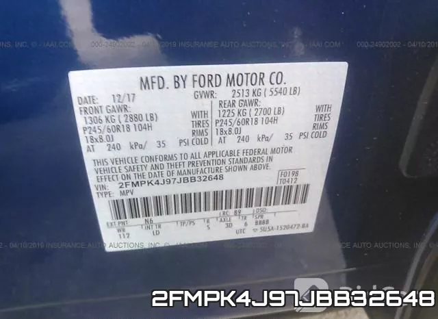 2FMPK4J97JBB32648 фото 10