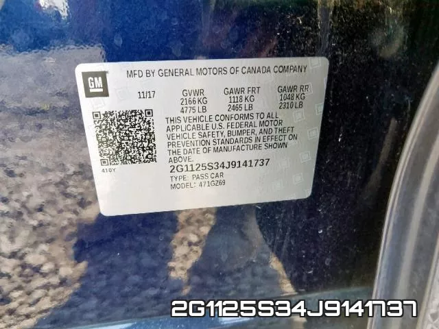 2G1125S34J9141737 фото 2
