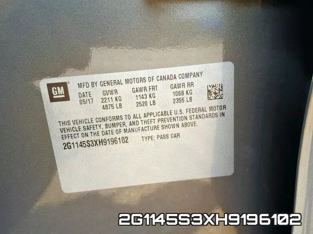 2G1145S3XH9196102 фото 2