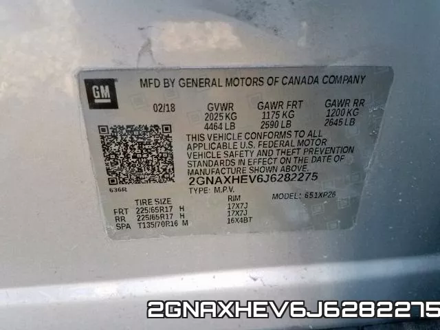 2GNAXHEV6J6282275 фото 2