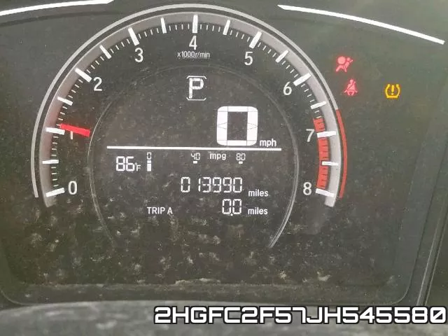 2HGFC2F57JH545580 фото 8