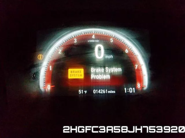 2HGFC3A58JH753920 фото 9