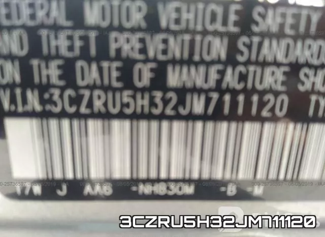 3CZRU5H32JM711120 фото 10