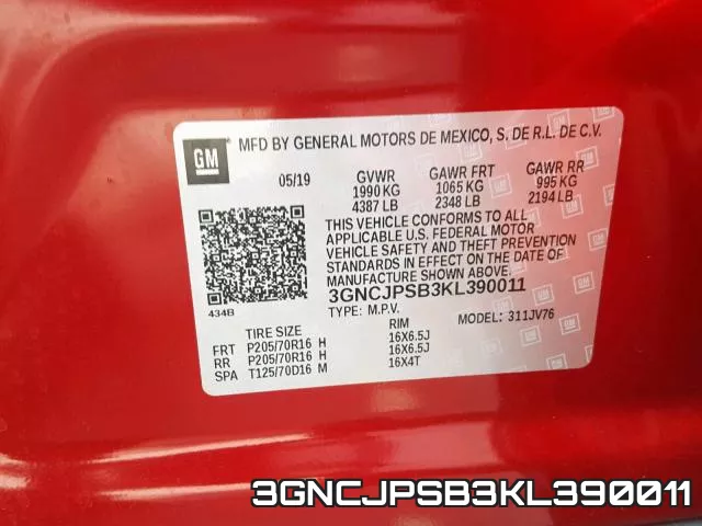 3GNCJPSB3KL390011 фото 2