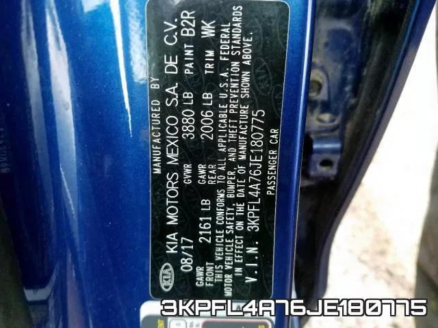 3KPFL4A76JE180775 фото 2