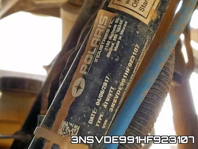 3NSVDE991HF923107 фото 2