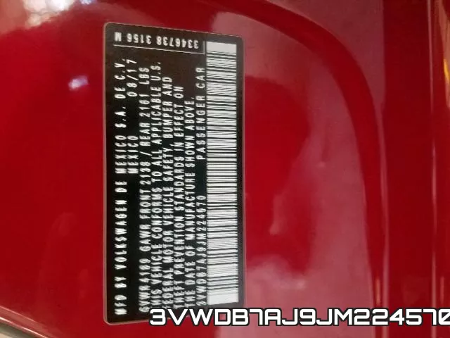 3VWDB7AJ9JM224570 фото 2