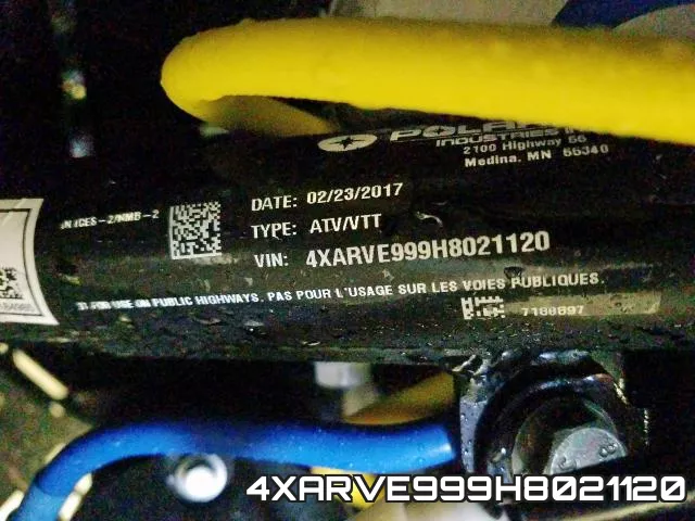 4XARVE999H8021120 фото 2