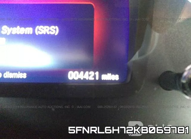 5FNRL6H72KB069781 фото 8