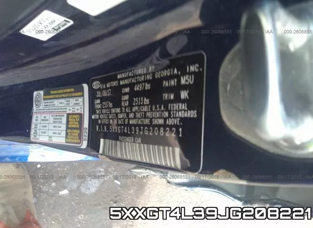 5XXGT4L39JG208221 фото 10