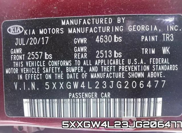 5XXGW4L23JG206477 фото 10