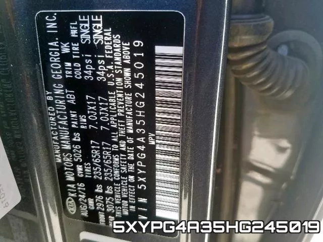 5XYPG4A35HG245019 фото 2
