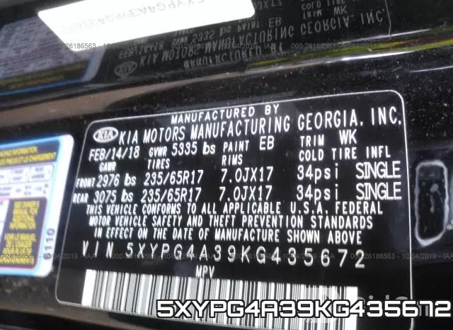 5XYPG4A39KG435672 фото 8