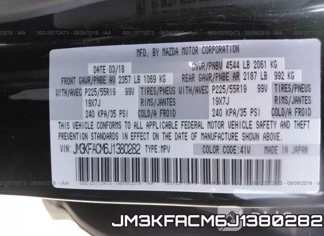 JM3KFACM6J1380282 фото 10
