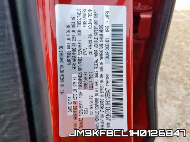 JM3KFBCL1H0126847 фото 2