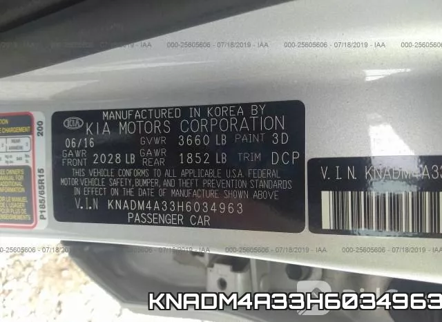 KNADM4A33H6034963 фото 10