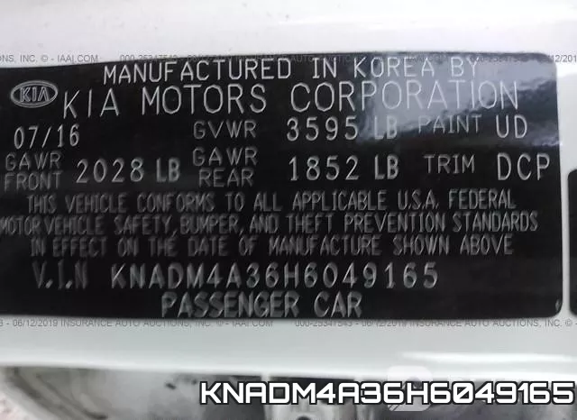 KNADM4A36H6049165 фото 10