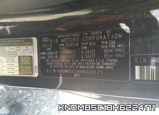 KNDMB5C18H6224171 фото 10