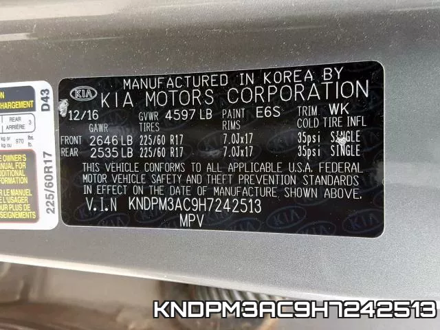 KNDPM3AC9H7242513 фото 2
