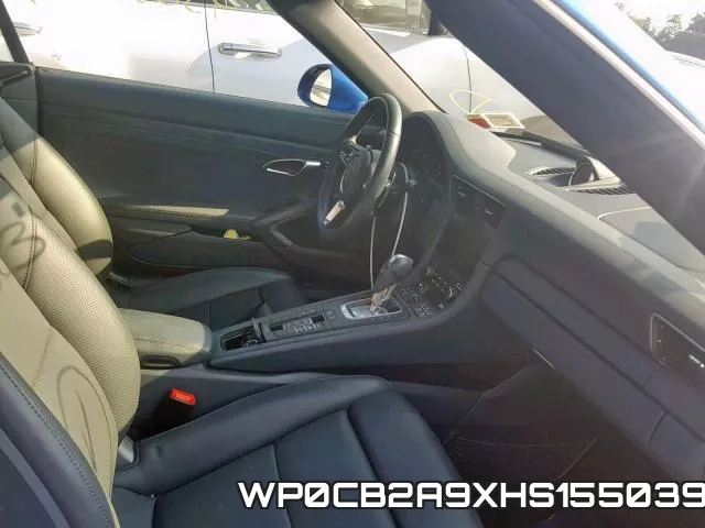 WP0CB2A9XHS155039 фото 6