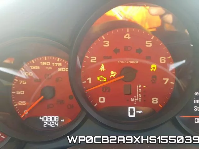WP0CB2A9XHS155039 фото 9