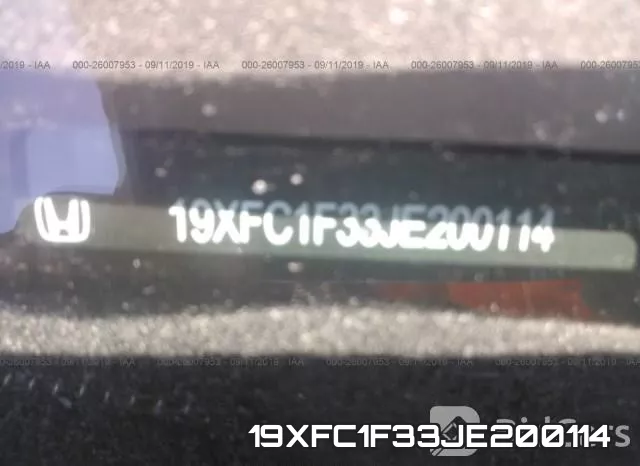 19XFC1F33JE200114 фото 10