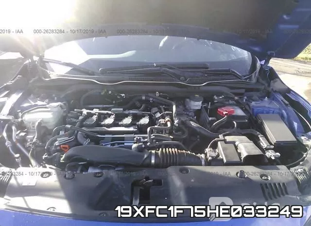 19XFC1F75HE033249 фото 2