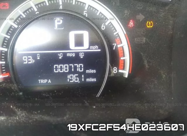 19XFC2F54HE023607 фото 8