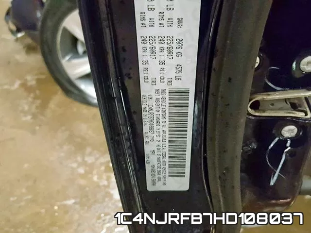 1C4NJRFB7HD108037 фото 2