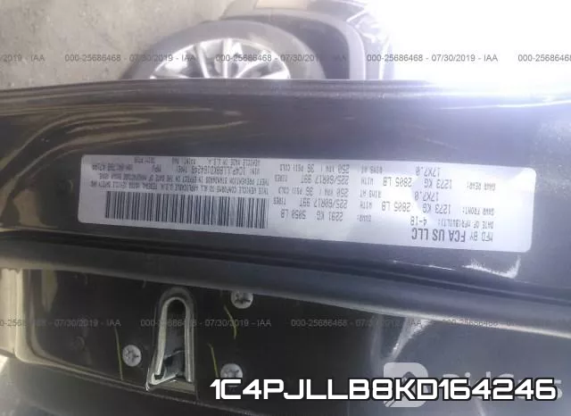 1C4PJLLB8KD164246 фото 10