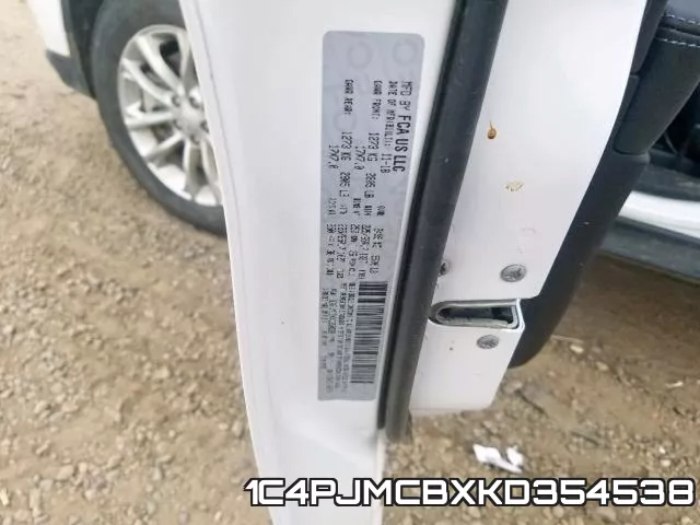 1C4PJMCBXKD354538 фото 2