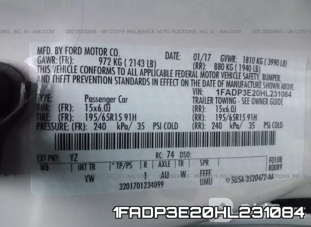 1FADP3E20HL231084 фото 10