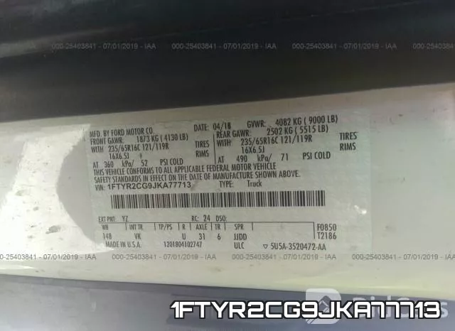 1FTYR2CG9JKA77713 фото 10