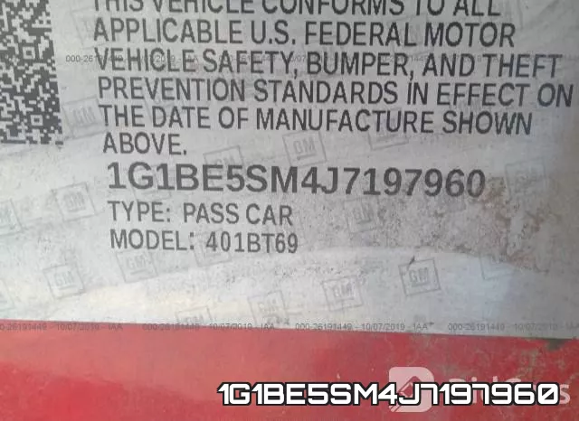 1G1BE5SM4J7197960 фото 10