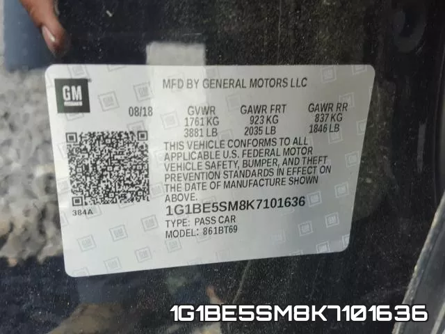 1G1BE5SM8K7101636 фото 2
