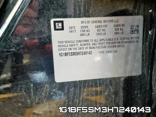 1G1BF5SM3H7240143 фото 2