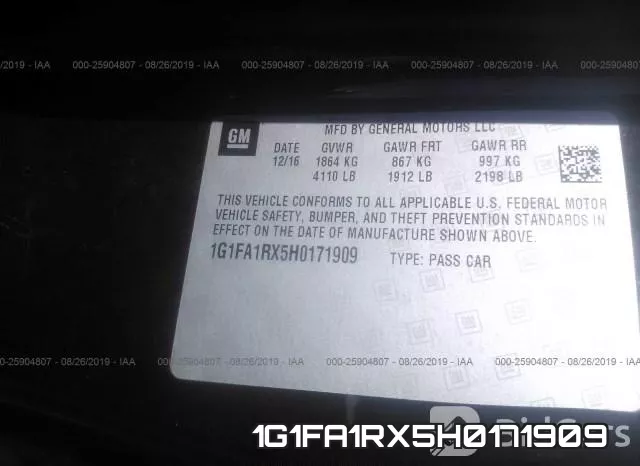 1G1FA1RX5H0171909 фото 10