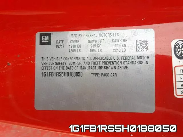1G1FB1RS5H0188050 фото 2