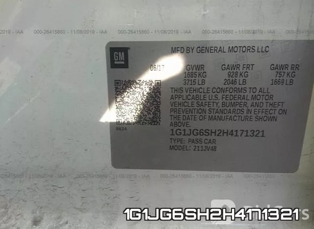 1G1JG6SH2H4171321 фото 10