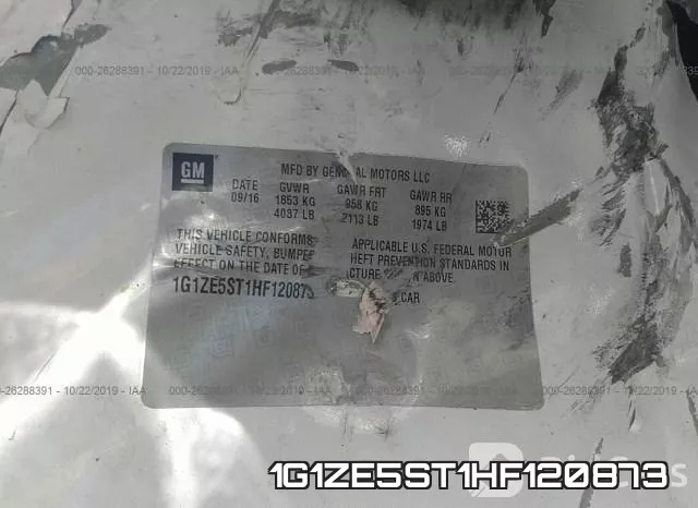 1G1ZE5ST1HF120873 фото 10