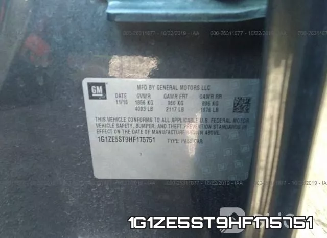 1G1ZE5ST9HF175751 фото 10