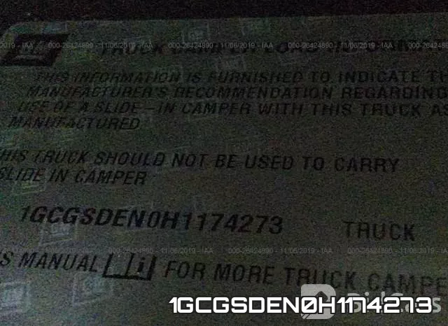 1GCGSDEN0H1174273 фото 10