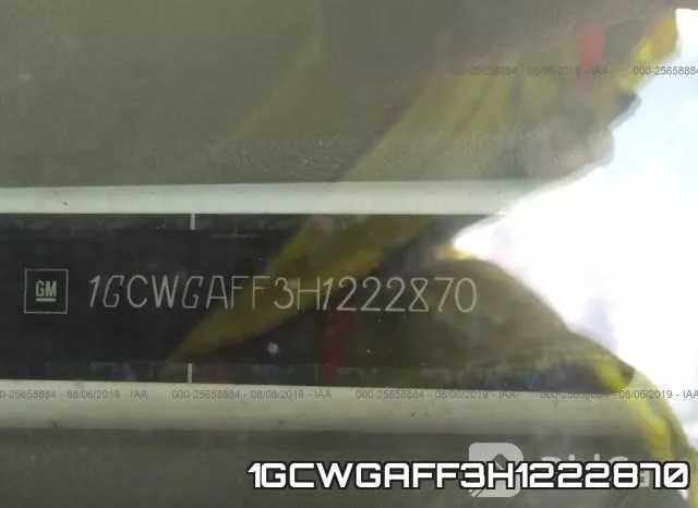 1GCWGAFF3H1222870 фото 9