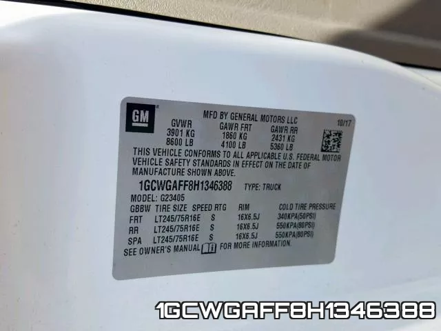 1GCWGAFF8H1346388 фото 2